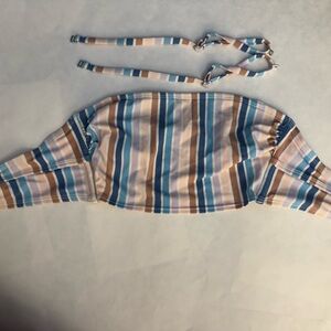 Xhilaration Multicolored Adjustable Bikini Top